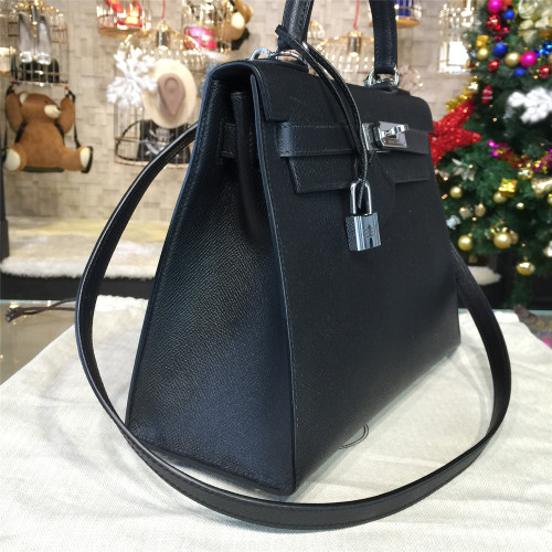 H**mes-kelly-replica-bag-black-5