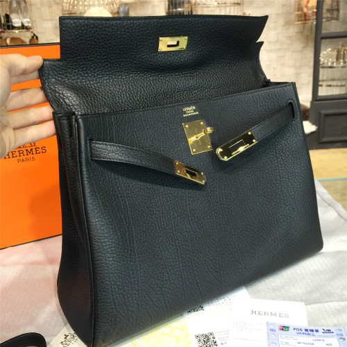 H**mes-kelly-replica-bag-black-6