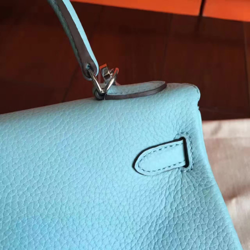 H**mes-kelly-replica-bag-lightblue